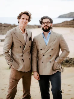 Blazer croisé mocha Equinoxe