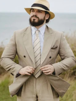 Blazer croisé mocha Equinoxe