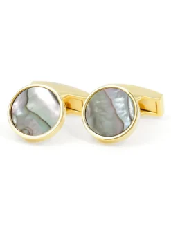 Boutons de manchette abalone Vienne
