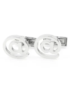 Boutons de manchette arobase
