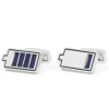 Boutons de manchette batterie en charge