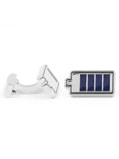 Boutons de manchette batterie en charge