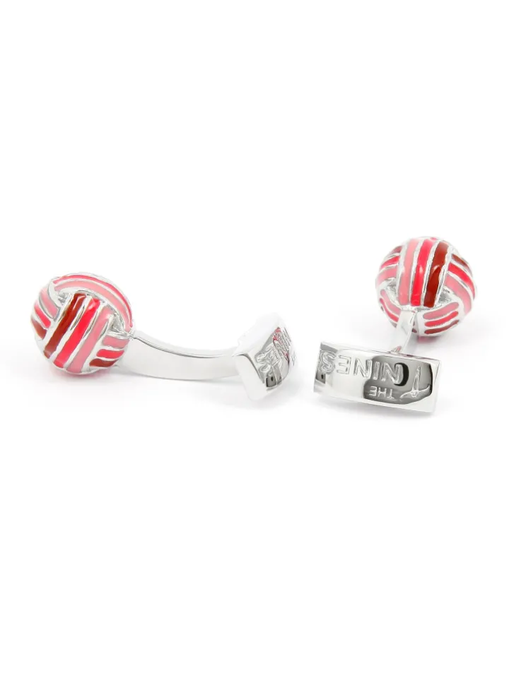 Boutons de manchette boules nuances de rose Cambon