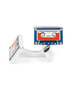 Boutons de manchette cassette audio K7