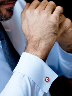 Boutons de manchette cocarde française