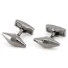 Boutons de manchette conique gunmetal - Maringa