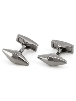 Boutons de manchette conique gunmetal - Maringa
