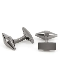 Boutons de manchette conique gunmetal - Maringa
