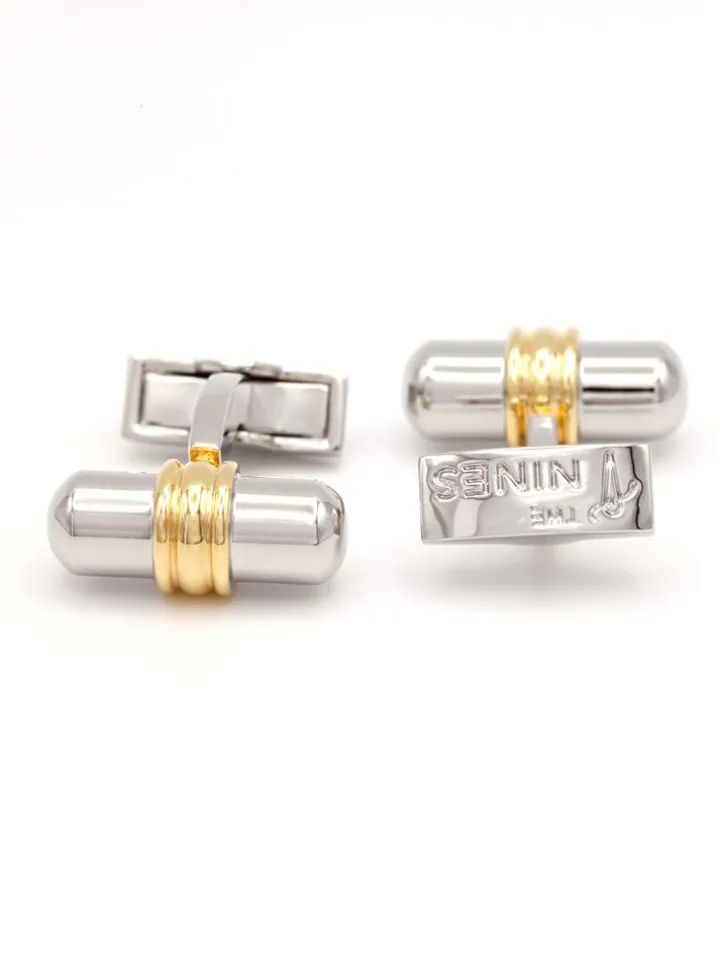 Boutons de manchette cylindre Rhodes