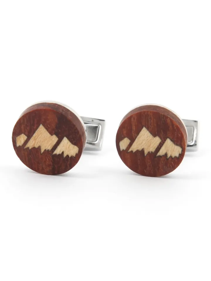 Boutons de manchette en bois Monument Valley