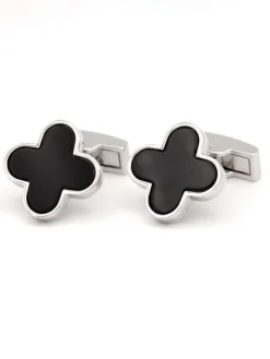 Boutons de manchette en onyx Vendôme