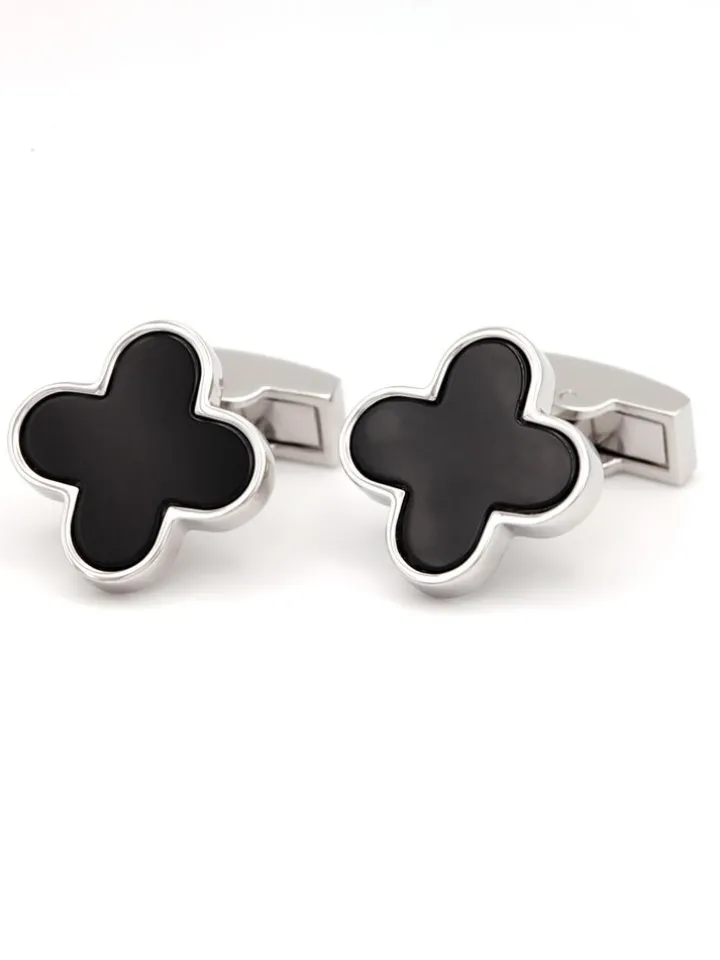 Boutons de manchette en onyx Vendôme