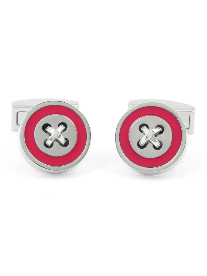 Boutons de manchette fuchsia Baltimore