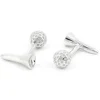 Boutons de manchette golf argent massif Pezula