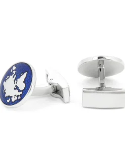 Boutons de manchette mappemonde globe trotter