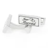 Boutons de manchette mariage just married
