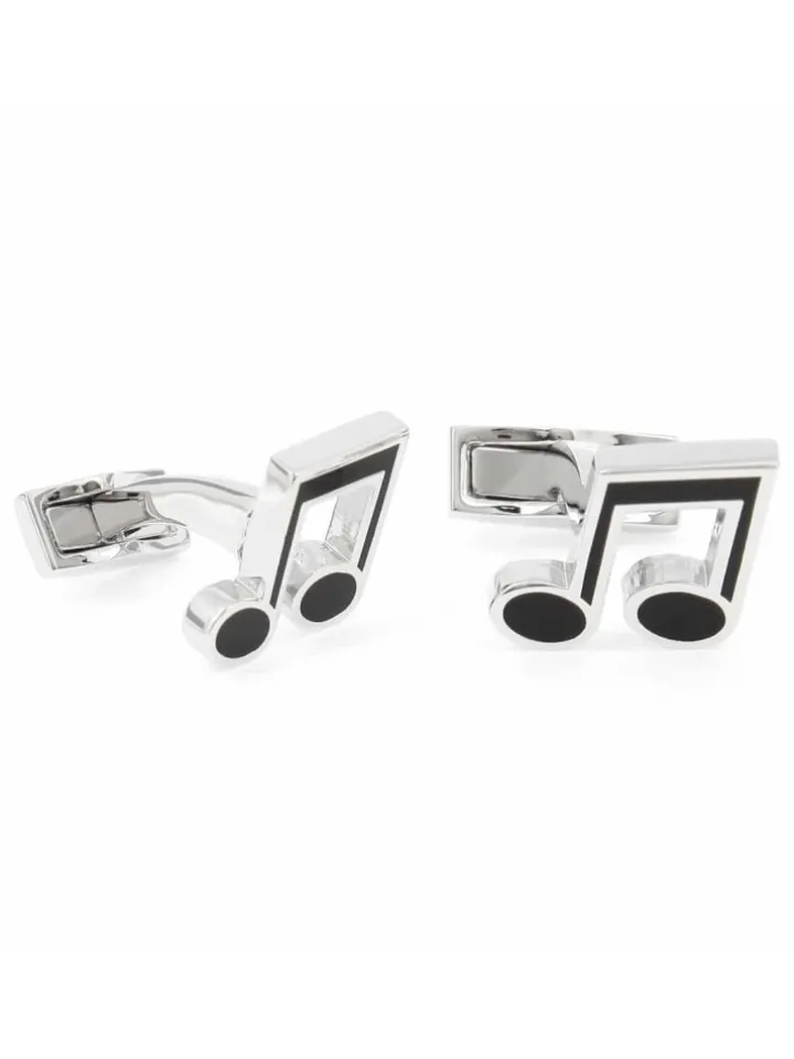 Boutons de manchette note de musique music hall