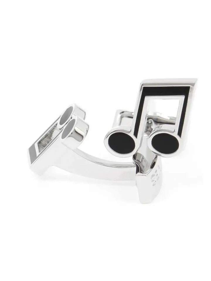 Boutons de manchette note de musique music hall