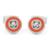 Boutons de manchette orange Baltimore