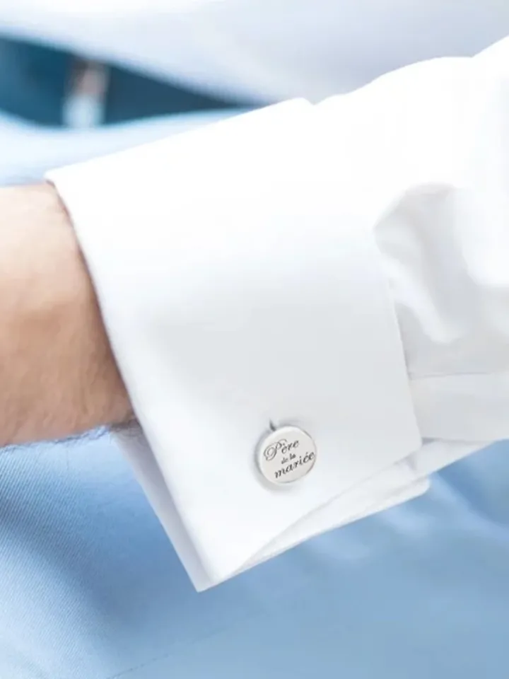Boutons de manchette père de la mariée