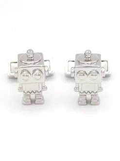 Boutons de manchette robot