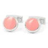 Boutons de manchette ronds rose Montreux II
