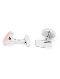 Boutons de manchette ronds rose Montreux II