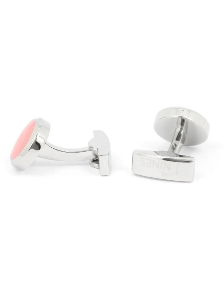 Boutons de manchette ronds rose Montreux II