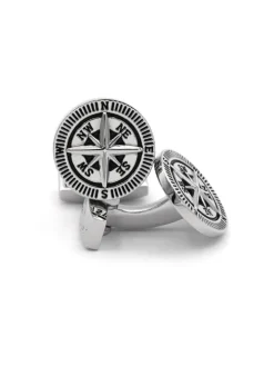 Boutons de manchette Rose des vents
