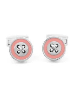 Boutons de manchette rose Baltimore