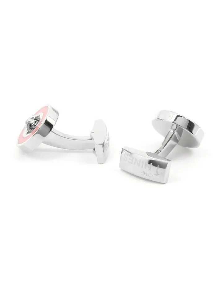 Boutons de manchette rose Baltimore