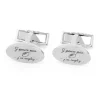 Boutons de manchette rugby "J'peux pas, j'ai rugby"