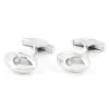 Boutons de manchette rugby argent massif Twickenham