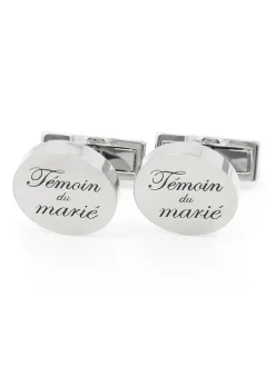 Boutons de manchette témoin du marié