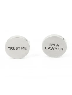 Boutons de manchette trust me I'm a lawyer