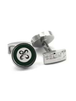 Boutons de manchette vert anglais Baltimore