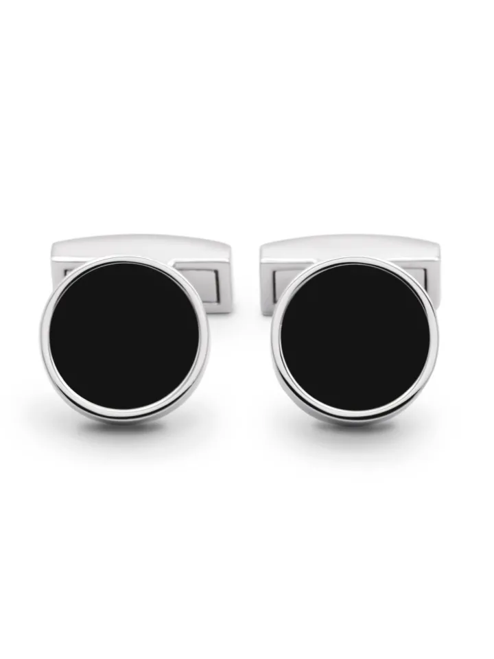 Boutons de manchette Vienne Onyx