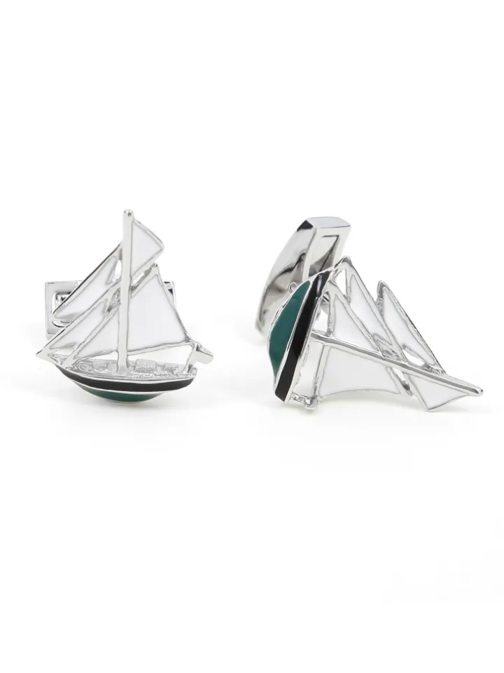 Boutons de manchette voilier Pen Duick