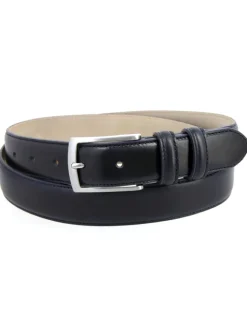 Ceinture cuir bleu marine - Ugo