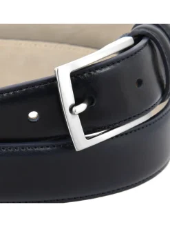 Ceinture cuir bleu marine - Ugo