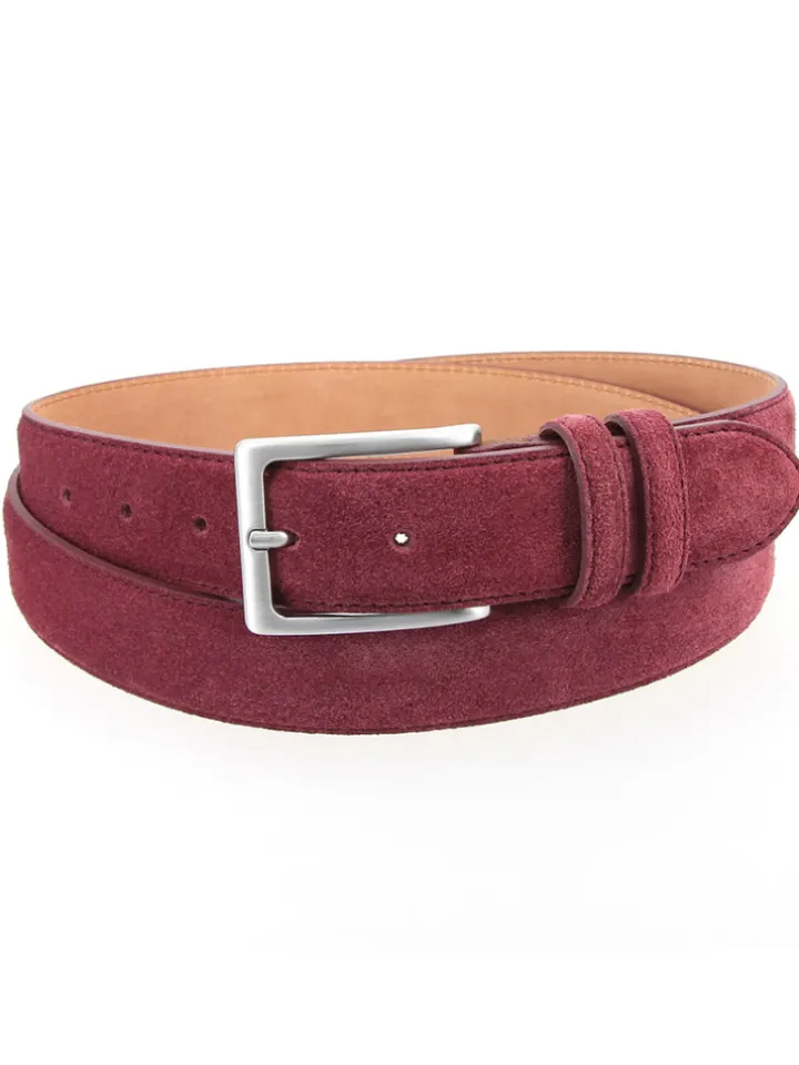 Ceinture daim bordeaux - Lino