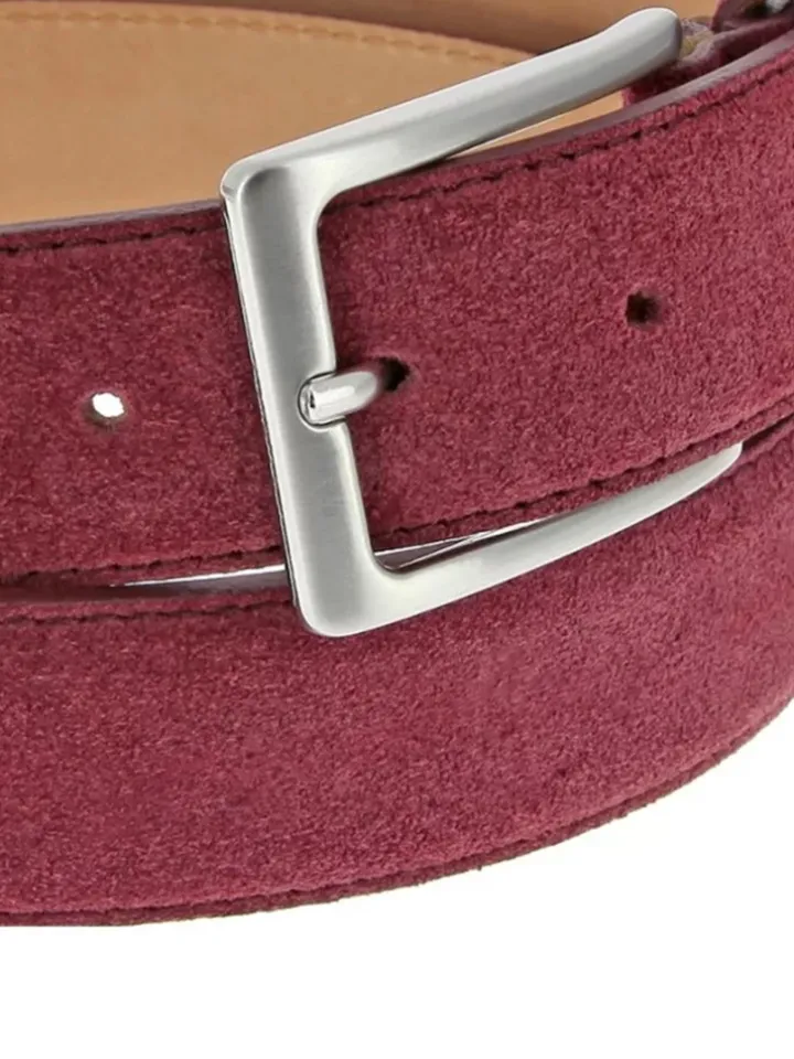 Ceinture daim bordeaux - Lino