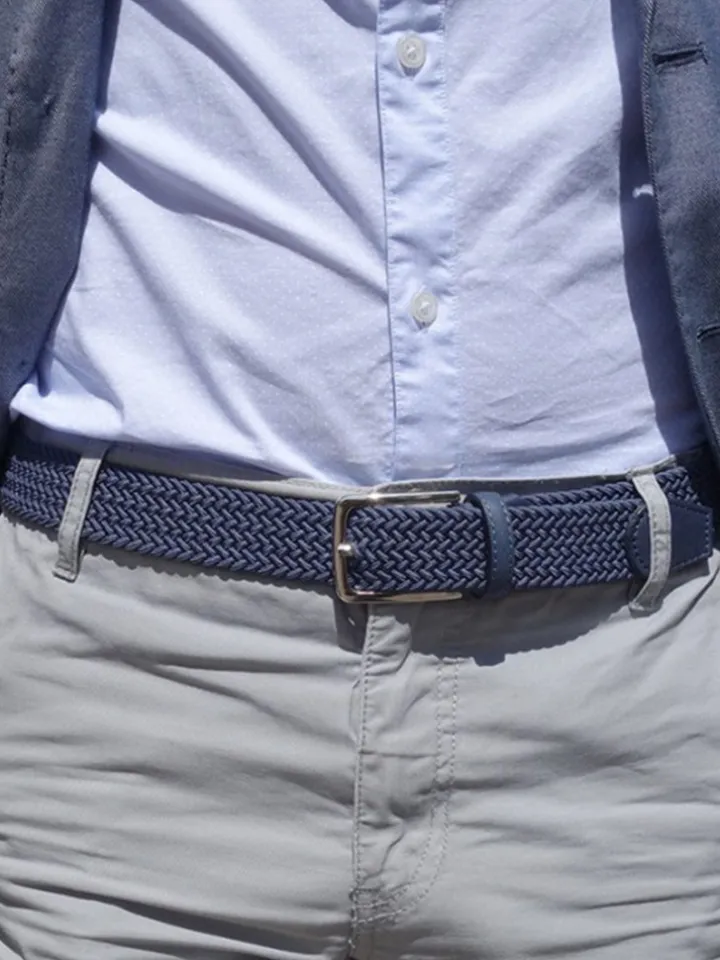 Ceinture élastique bleu acier - Rob III