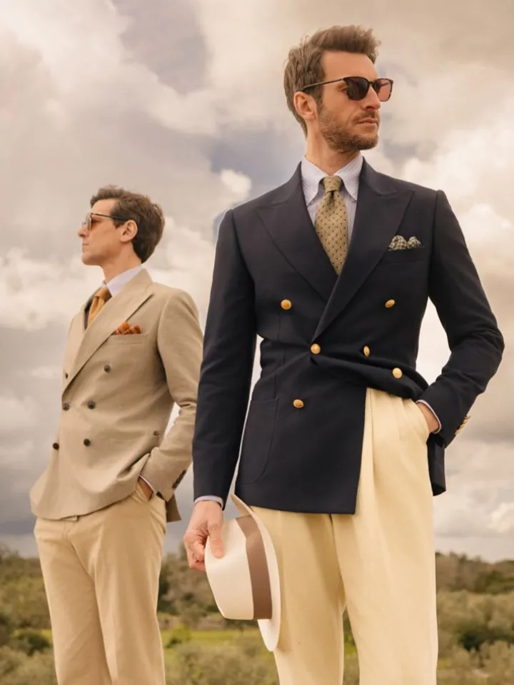 Chapeau panama blanc galon taupe
