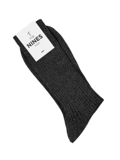 Chaussette fil d'Écosse gris chiné