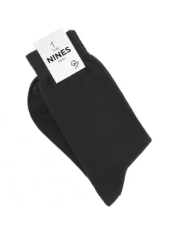 Chaussettes coton bio gris anthracite