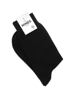 Chaussettes coton bio noir