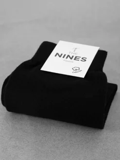 Chaussettes coton bio noir