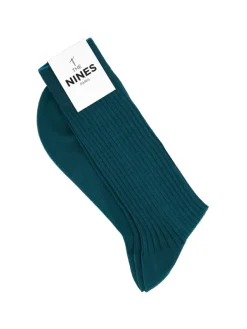 Chaussettes Fil d'Écosse bleu canard