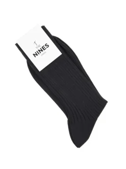 Chaussettes fil d'Écosse gris anthracite